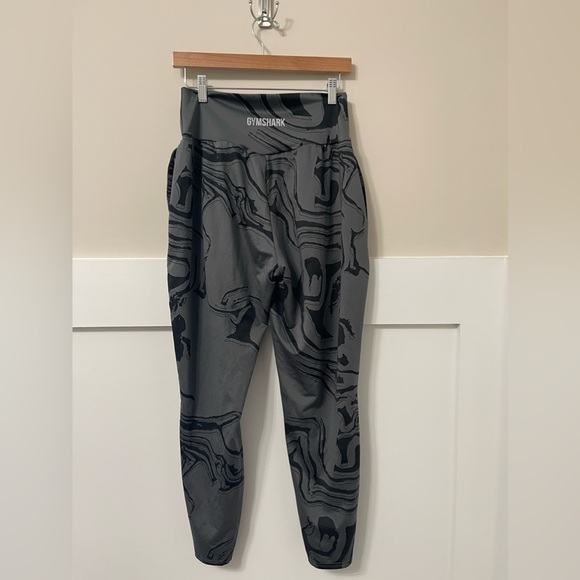 Gymshark Marble Print High-waist Joggers Size Medium - Picture 4 of 8